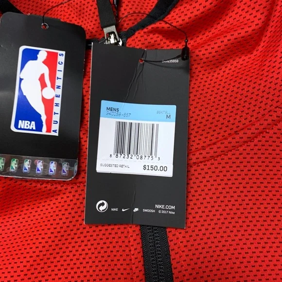 Nike Portland Trailblazers 940158-657 NBA Medium Hooded Sweater Blazers Therma - Picture 5 of 9